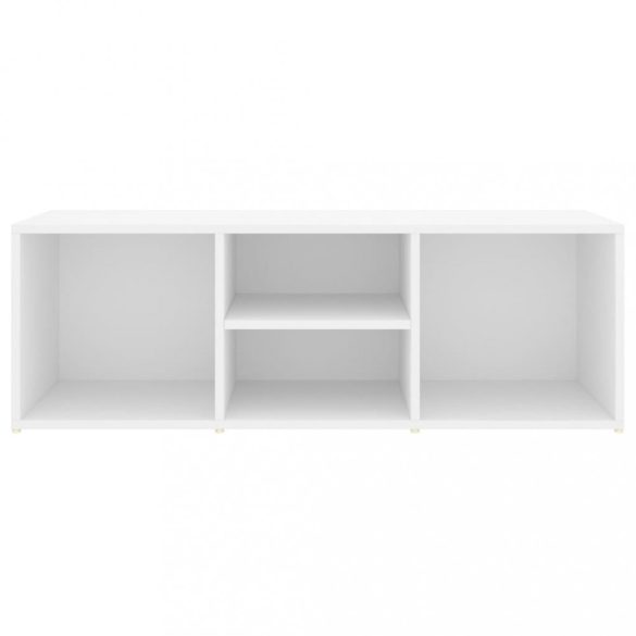 fehér szerelt fa cipőtároló pad 105 x 35 x 35 cm