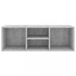 betonszürke szerelt fa cipőtároló pad 105 x 35 x 35 cm