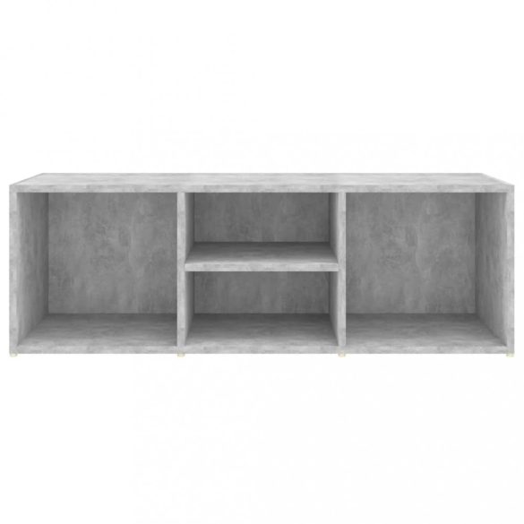 betonszürke szerelt fa cipőtároló pad 105 x 35 x 35 cm