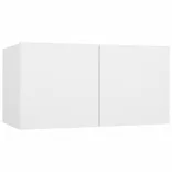 2 db fehér függő TV-szekrény 60 x 30 x 30 cm