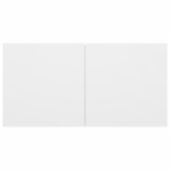 2 db fehér függő TV-szekrény 60 x 30 x 30 cm