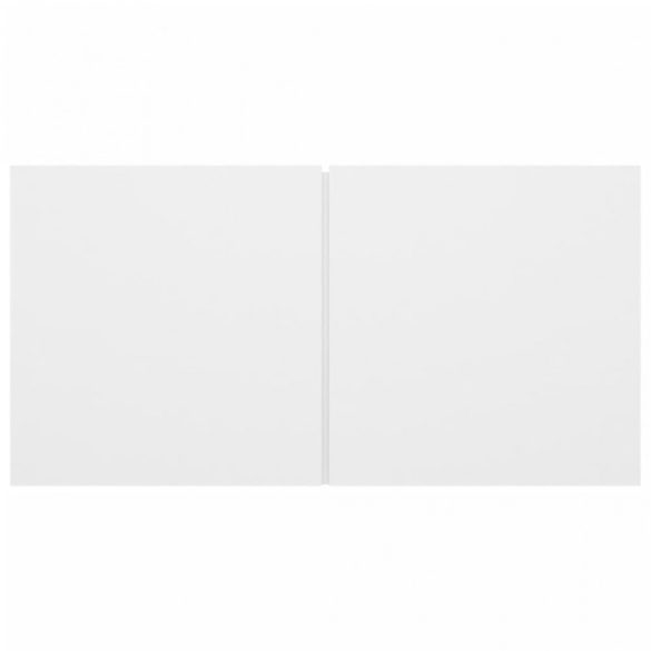 2 db fehér függő TV-szekrény 60 x 30 x 30 cm