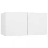 3 db fehér függő TV-szekrény 60 x 30 x 30 cm