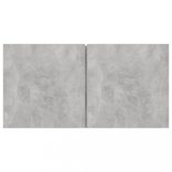 3 db betonszürke függő TV-szekrény 60 x 30 x 30 cm