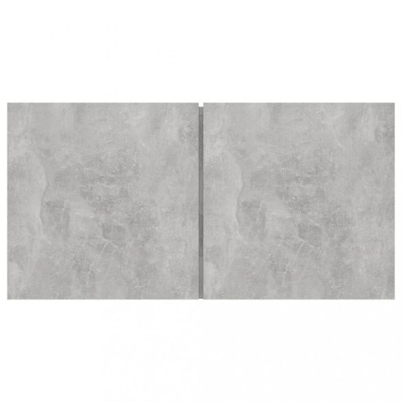 3 db betonszürke függő TV-szekrény 60 x 30 x 30 cm