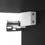 2 db fekete szerelt fa TV-szekrény 80 x 30 x 30 cm