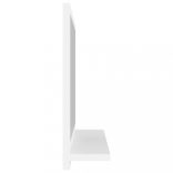 fehér szerelt fa fürdőszobai tükör 40 x 10,5 x 37 cm