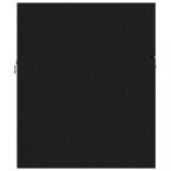 fekete szerelt fa mosdószekrény 80 x 38,5 x 46 cm