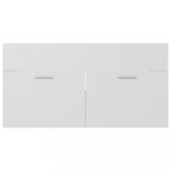 fehér szerelt fa mosdószekrény 90 x 38,5 x 46 cm