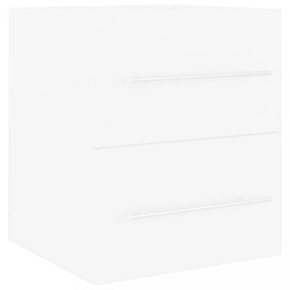 fehér szerelt fa mosdószekrény 41 x 38,5 x 48 cm