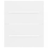 fehér szerelt fa mosdószekrény 41 x 38,5 x 48 cm