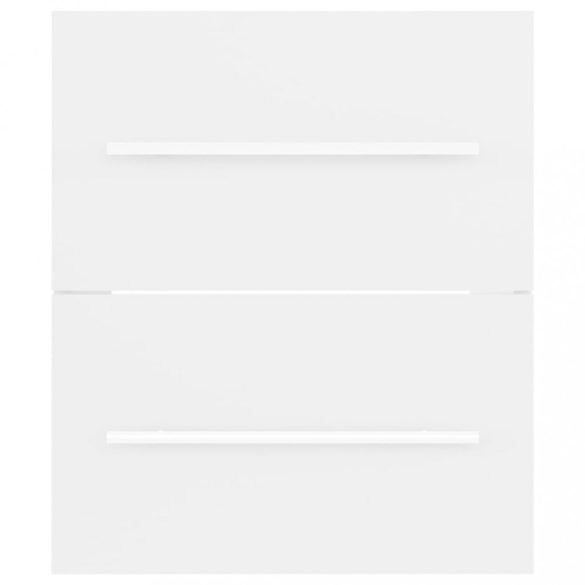 fehér szerelt fa mosdószekrény 41 x 38,5 x 48 cm