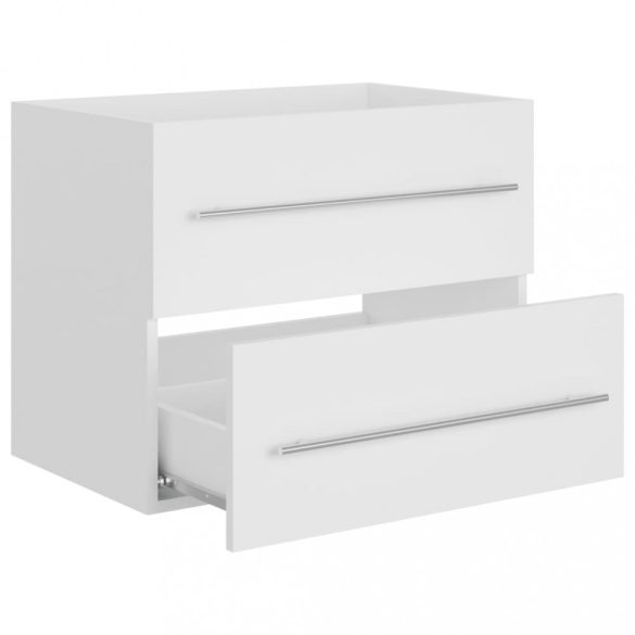 fehér szerelt fa mosdószekrény 60 x 38,5 x 48 cm