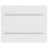 fehér szerelt fa mosdószekrény 60 x 38,5 x 48 cm