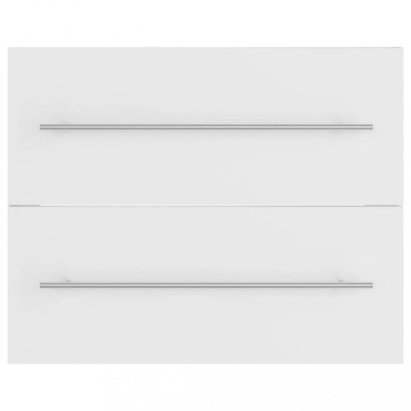 fehér szerelt fa mosdószekrény 60 x 38,5 x 48 cm