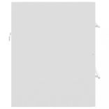 fehér szerelt fa mosdószekrény 60 x 38,5 x 48 cm