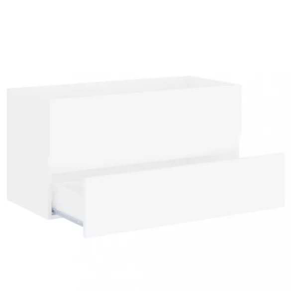 fehér szerelt fa mosdószekrény 90 x 38,5 x 45 cm