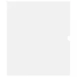 fehér szerelt fa mosdószekrény 90 x 38,5 x 45 cm