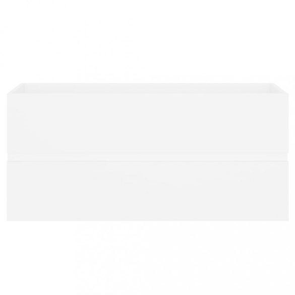 fehér szerelt fa mosdószekrény 100 x 38,5 x 45 cm