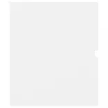 fehér szerelt fa mosdószekrény 100 x 38,5 x 45 cm