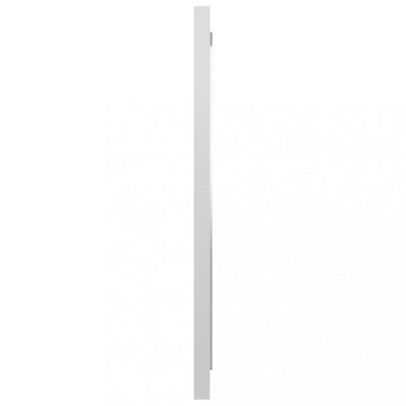 2 részes magasfényű fehér forgácslap fürdőszobai bútorszett