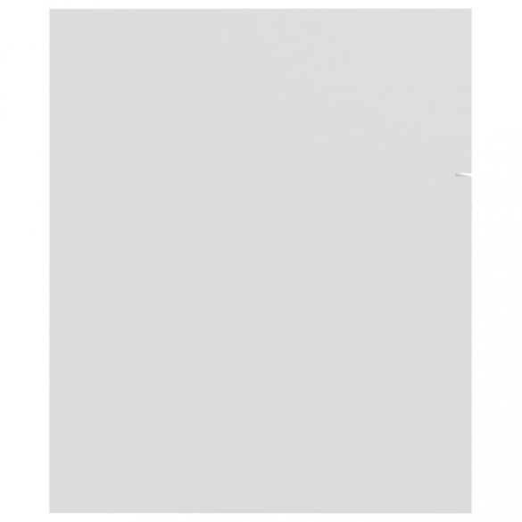 2 részes fehér szerelt fa fürdőszobai bútorszett