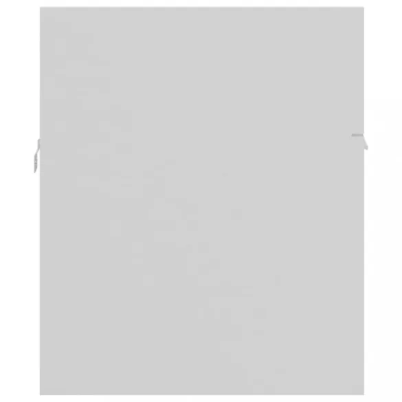 2 részes fehér szerelt fa fürdőszobai bútorszett