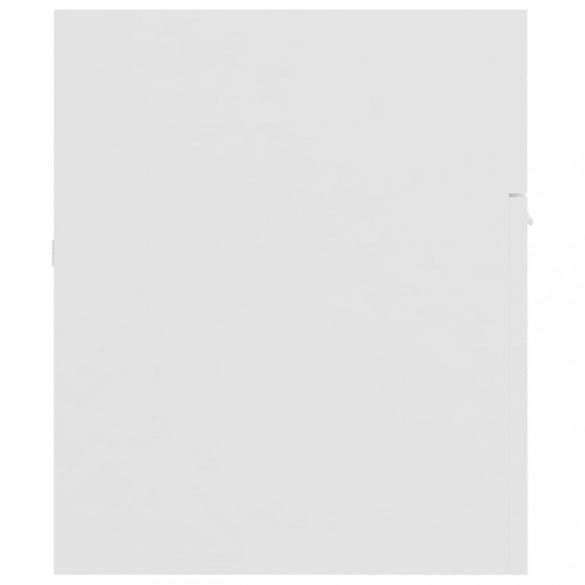 2 részes fehér szerelt fa fürdőszobai bútorszett