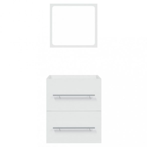 fehér tükrös fürdőszobaszekrény 41 x 38,5 x 48 cm