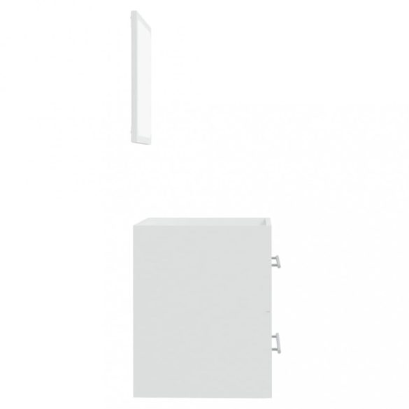 fehér tükrös fürdőszobaszekrény 41 x 38,5 x 48 cm