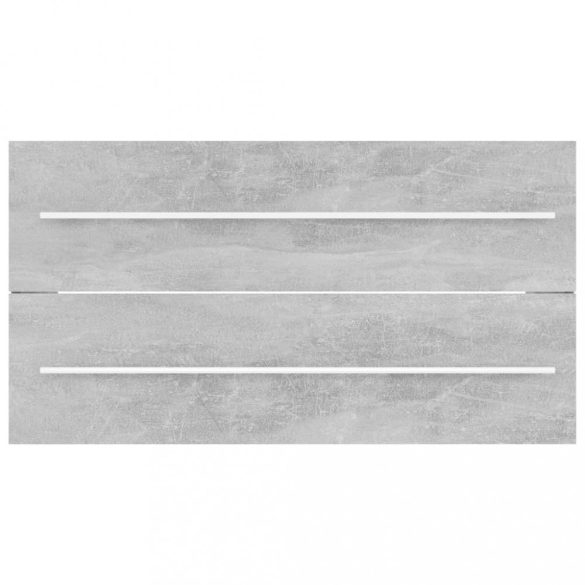 2 részes betonszürke forgácslap fürdőszobai bútorszett