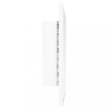 fehér akril LED-es fürdőszobai tükör 40 x 8,5 x 37 cm