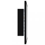 fekete akril LED-es fürdőszobai tükör 40 x 8,5 x 37 cm