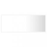 fehér akril LED-es fürdőszobai tükör 100x8,5x37 cm