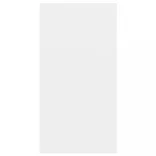 fehér szerelt fa falra szerelhető TV-szekrény 37 x 37 x 72 cm