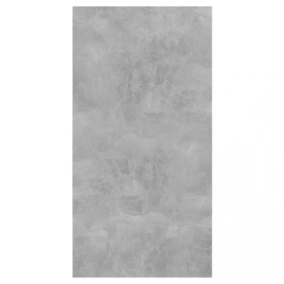 betonszürke szerelt fa falra szerelhető TV-szekrény 37x37x72 cm