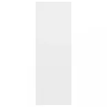 fehér szerelt fa falra szerelhető TV-szekrény 37 x 37 x 107 cm