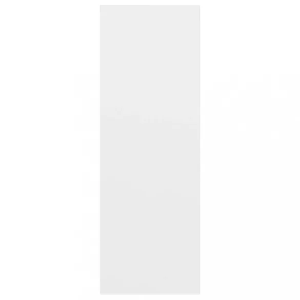 fehér szerelt fa falra szerelhető TV-szekrény 37 x 37 x 107 cm