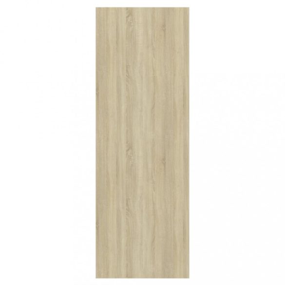 sonoma tölgy színű szerelt fa fali TV-szekrény 37 x 37 x 107 cm