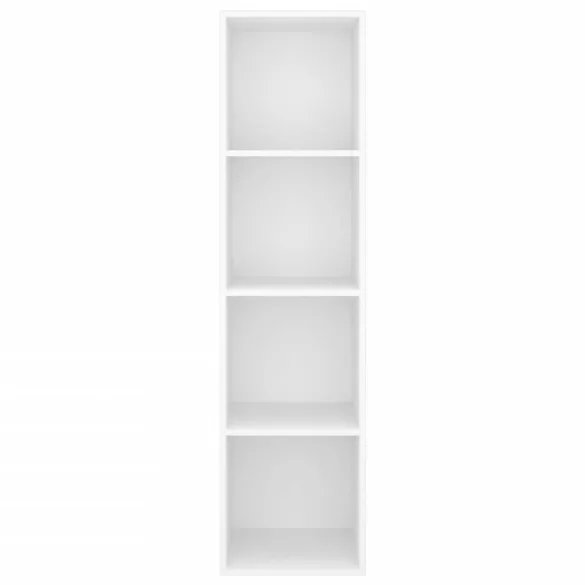 fehér szerelt fa falra szerelhető TV-szekrény 37x37x142,5 cm