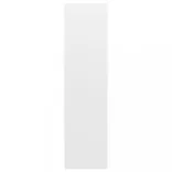 fehér szerelt fa falra szerelhető TV-szekrény 37x37x142,5 cm