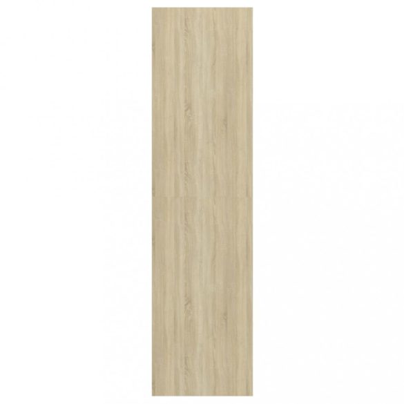 sonoma tölgy színű szerelt fa fali TV-szekrény 37x37x142,5 cm