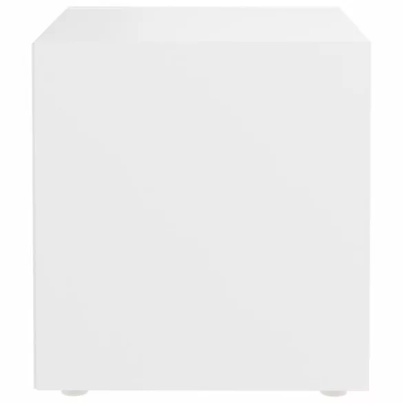 2 db fehér szerelt fa TV-szekrény 37 x 35 x 37 cm