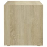 sonoma tölgy színű szerelt fa TV-szekrény 37 x 35 x 37 cm