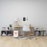 4 db betonszürke szerelt fa TV-szekrény 37 x 35 x 37 cm