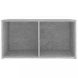 betonszürke szerelt fa TV-szekrény 72 x 35 x 36,5 cm