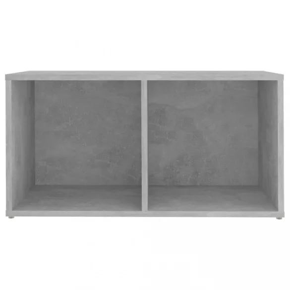 betonszürke szerelt fa TV-szekrény 72 x 35 x 36,5 cm