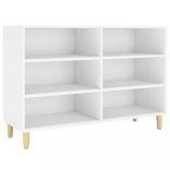 fehér szerelt fa tálalószekrény 103,5 x 35 x 70 cm