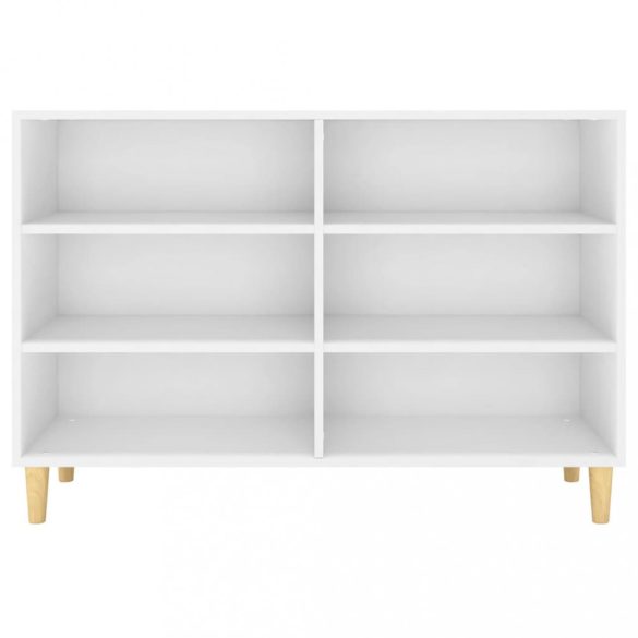 fehér szerelt fa tálalószekrény 103,5 x 35 x 70 cm