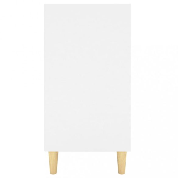 fehér szerelt fa tálalószekrény 103,5 x 35 x 70 cm